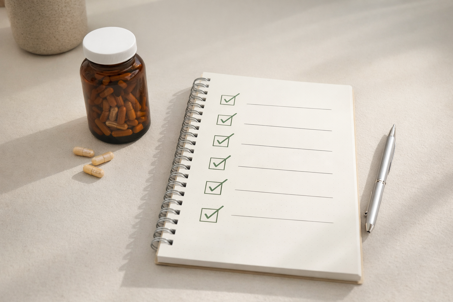 Routine scene focused on consistency